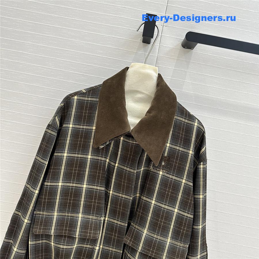 Miu Miu Check Jacket for Women