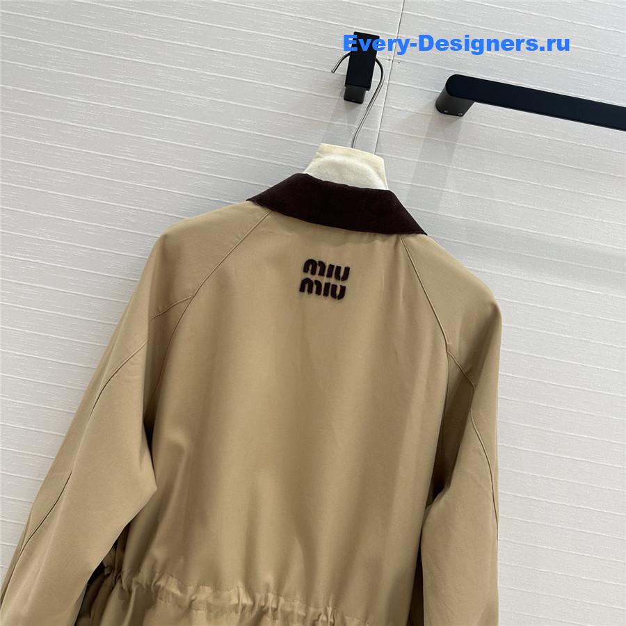 Miu Miu Corduroy Lapel Coat