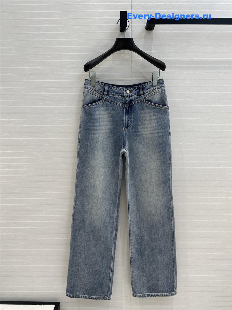 A1exa*der wang blue straight jeans