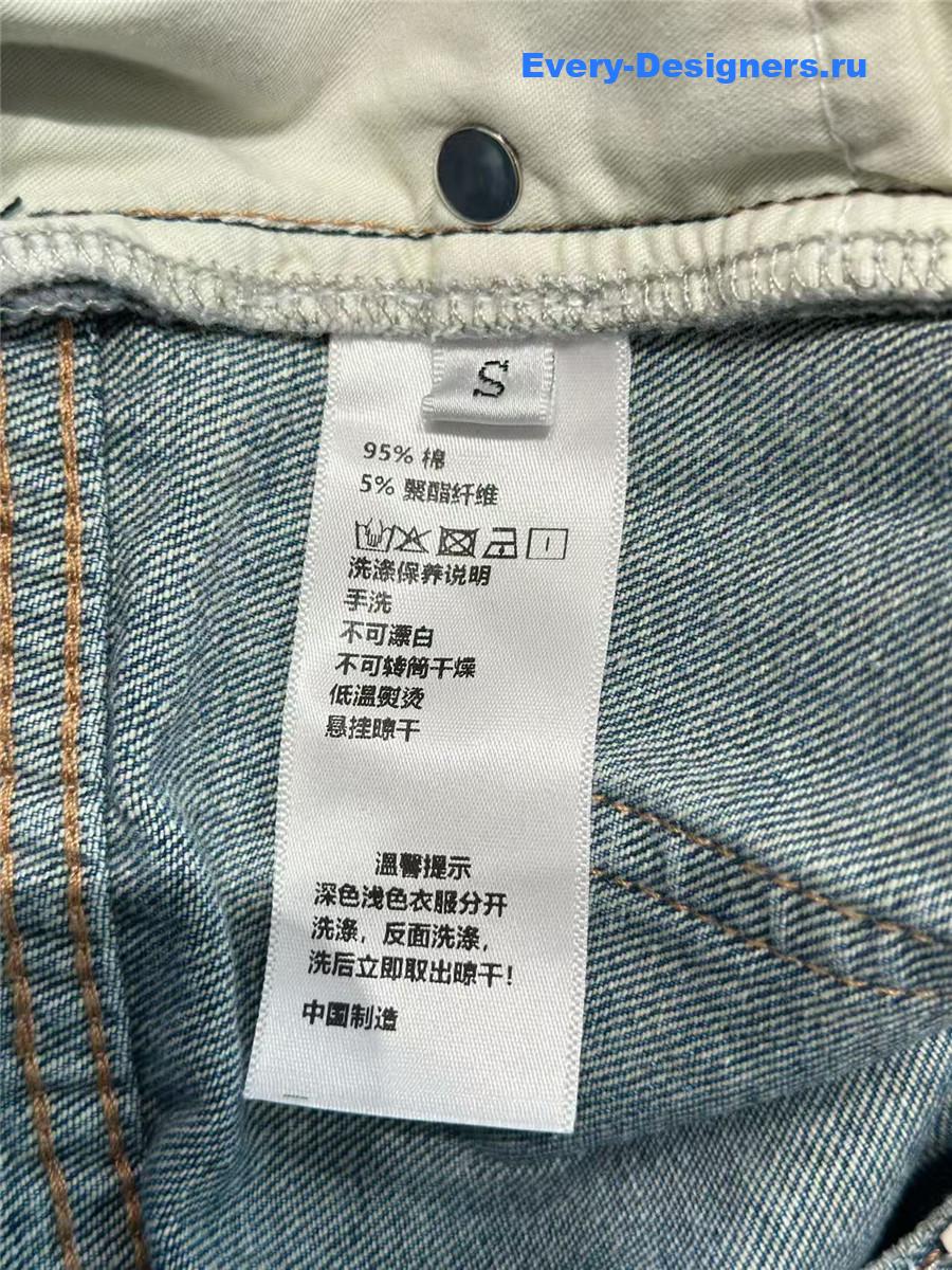 L0ew* blue straight wide leg jeans