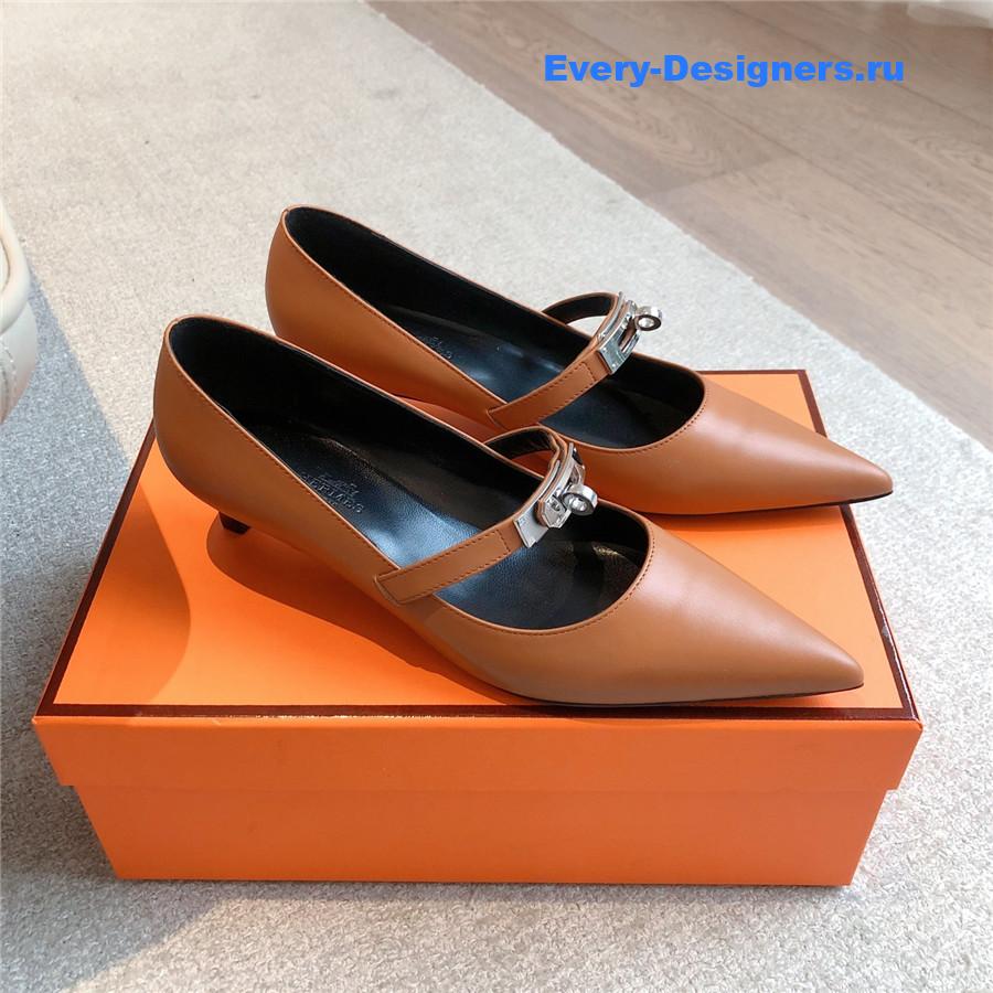 H**me5 kiara 40 pumps brown