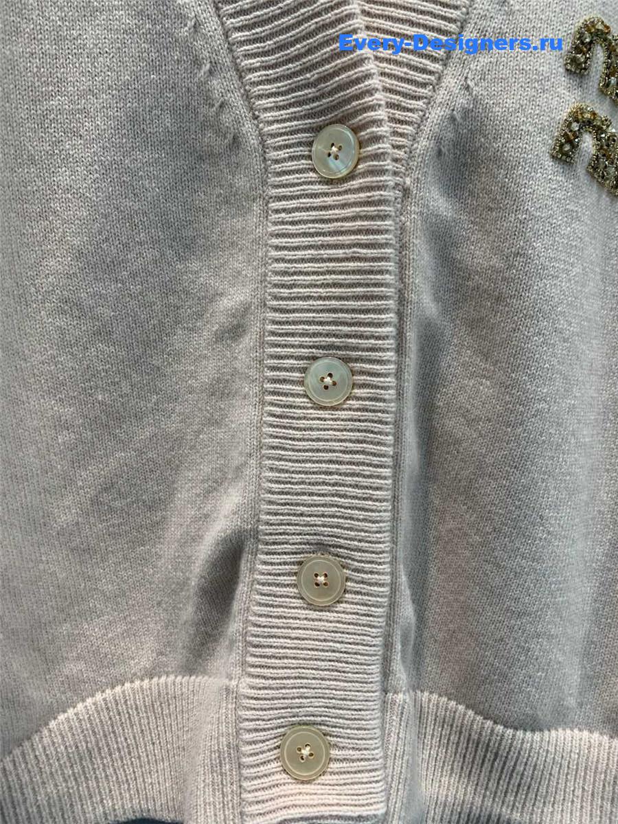 Miu Miu Women’s V-Neck Knitted Cardigan