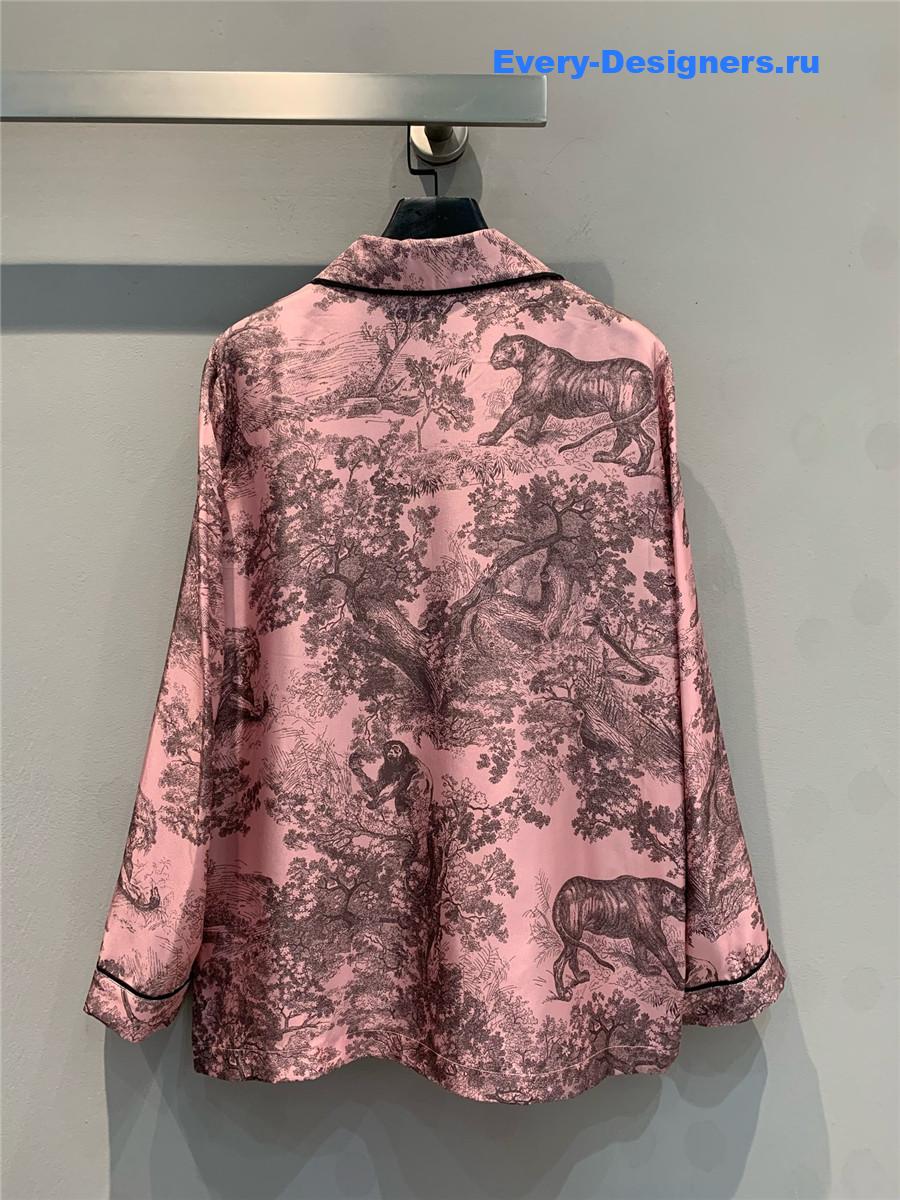D10r chez moi silk long sleeve shirt