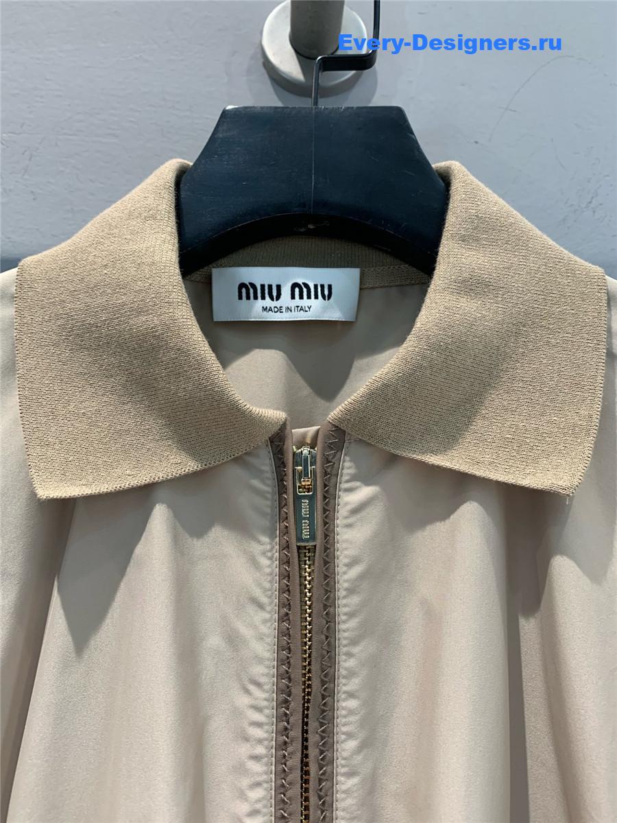 Miu Miu Cord Technical Fabric Dress