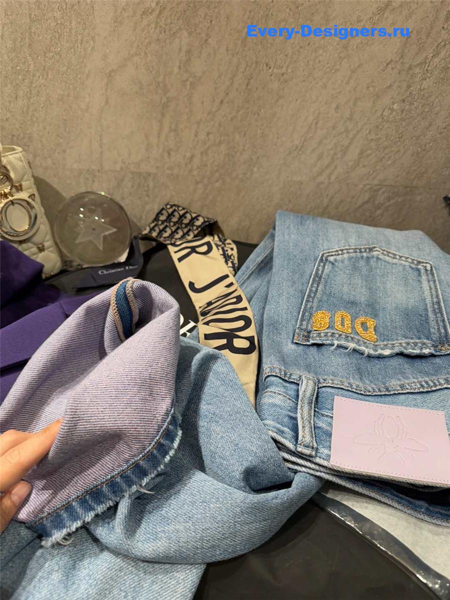 D10r relaxed high-waist jeans