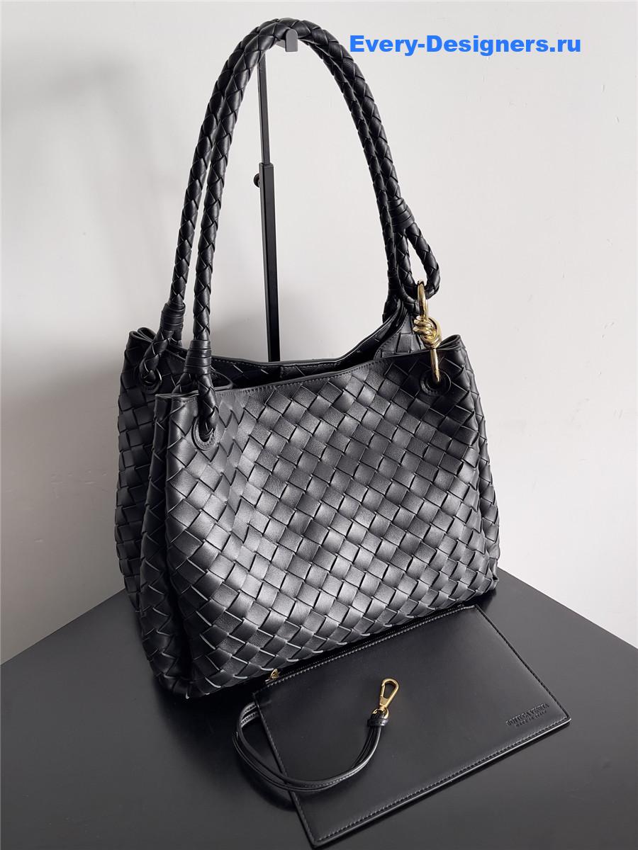 b0tt*ga Ven*ta large andiamo parachute bag black