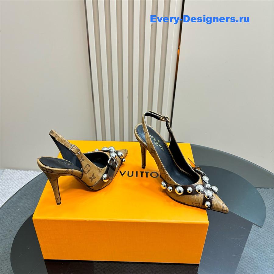 l0vis Vvtt0n monogram studded heels