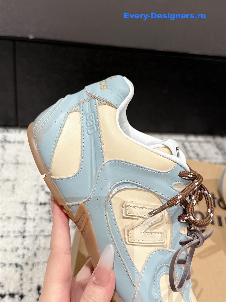 Miu Miu x New Balance 530 SL Leather Sneaker in Blue