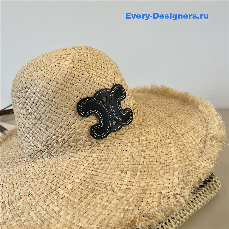 Ce1i*e triomphe raffia hat