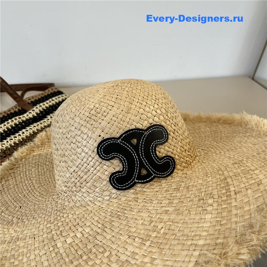 Ce1i*e triomphe raffia hat