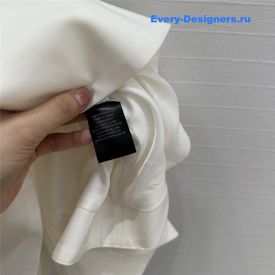 Balmain Pleated A-Line Dress