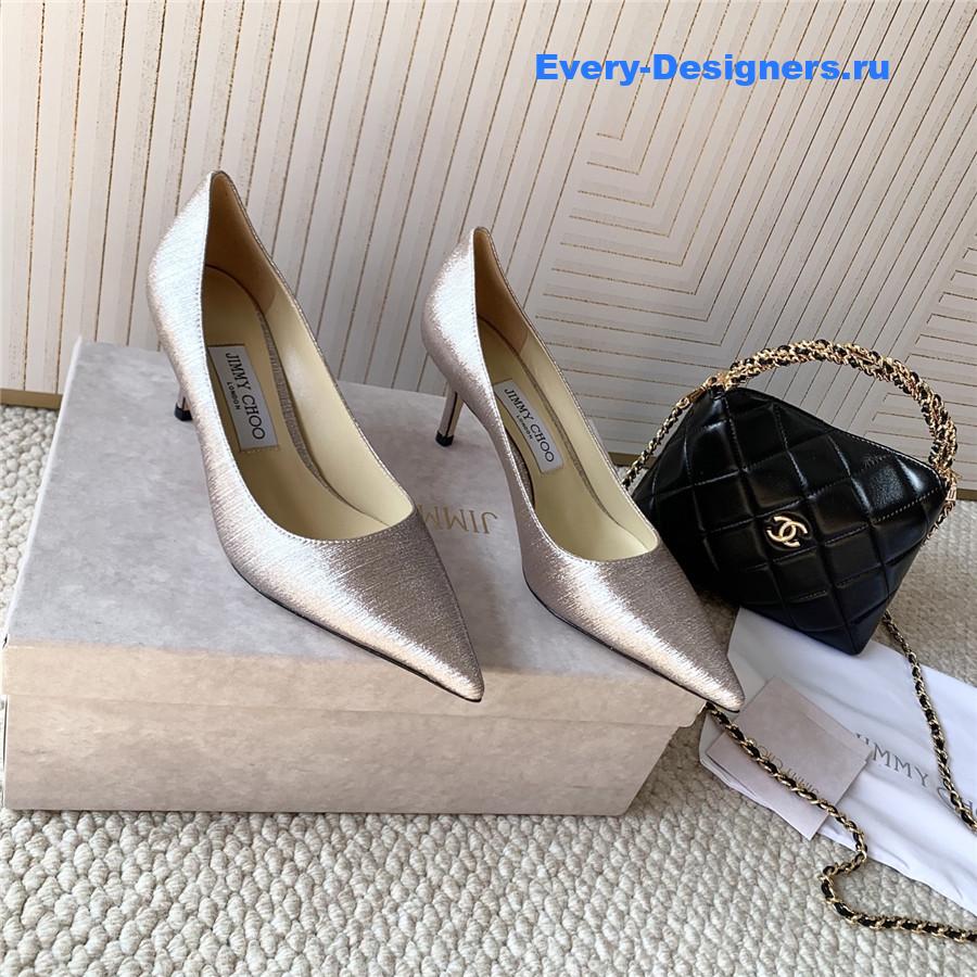 J1m*y Ch00 love 85 glitter pumps gold