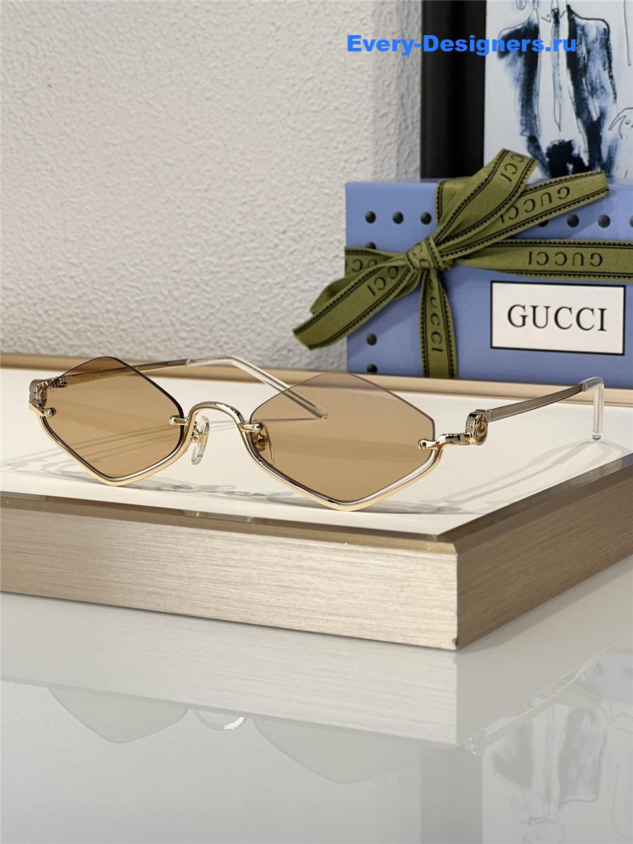 Gvc*1 brown gg upside down sunglasses