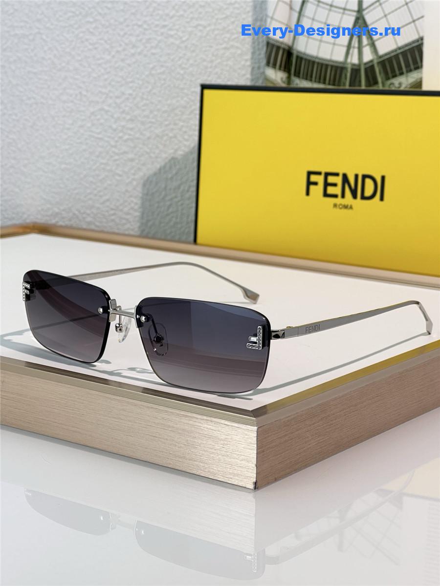 F**di first crystal brown sunglasses