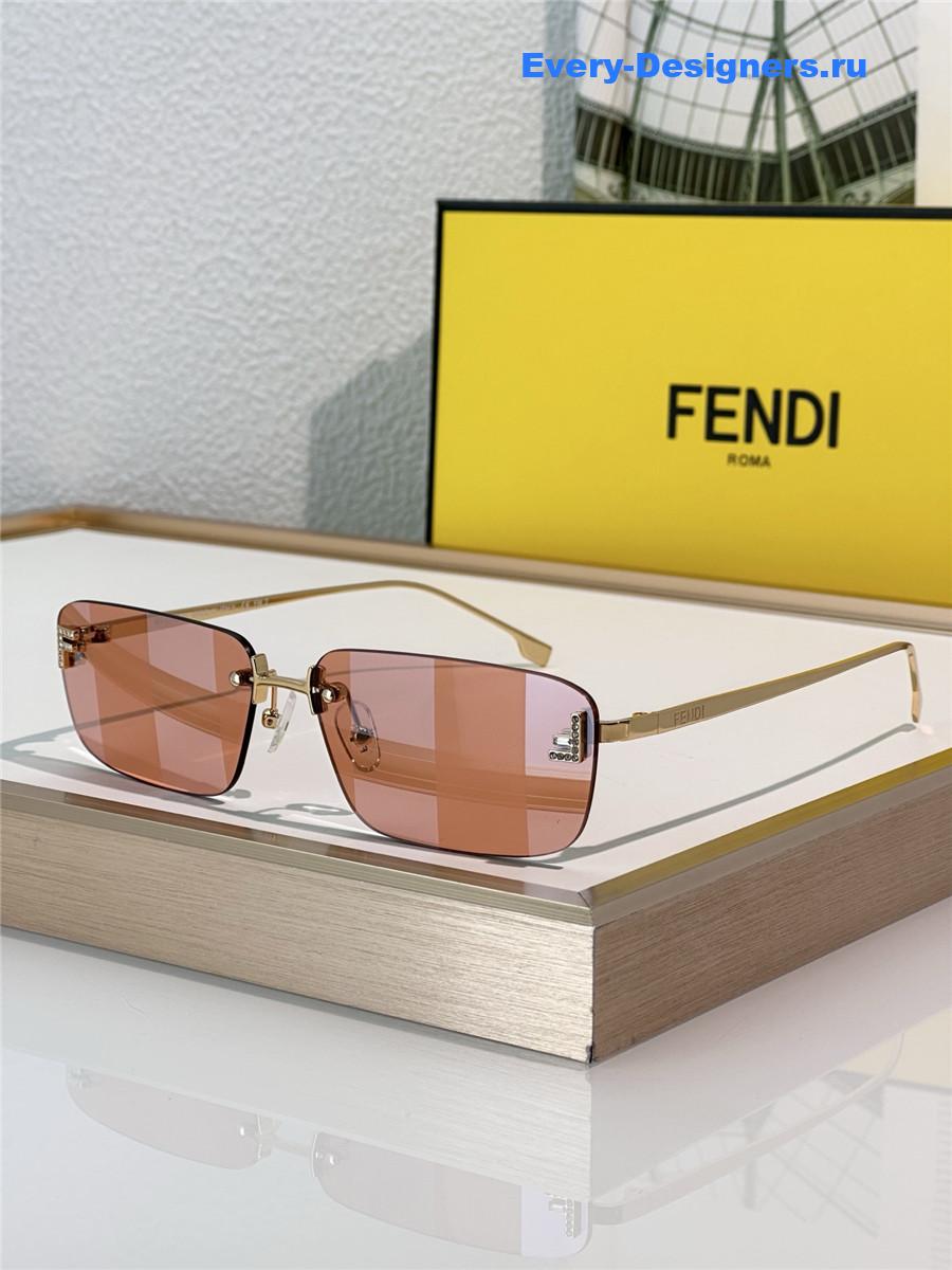 F**di first crystal brown sunglasses