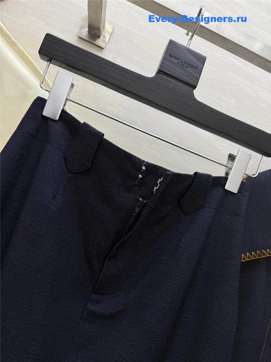 L0r0 P1ana tencel denim suit