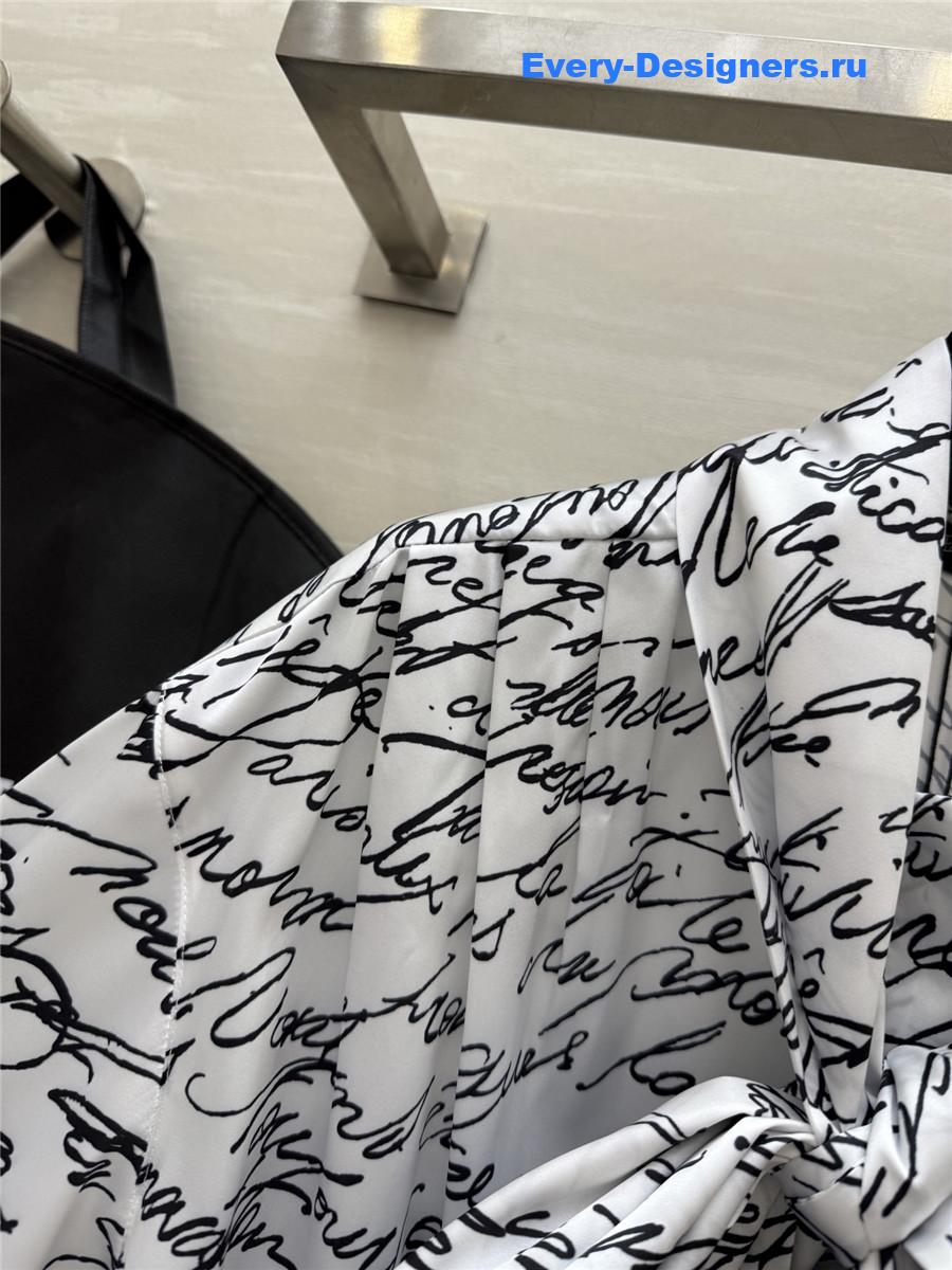 Balmain Love Letter Blouse