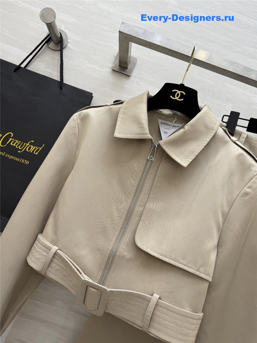 b0tt*ga Ven*ta grey trench coat suit