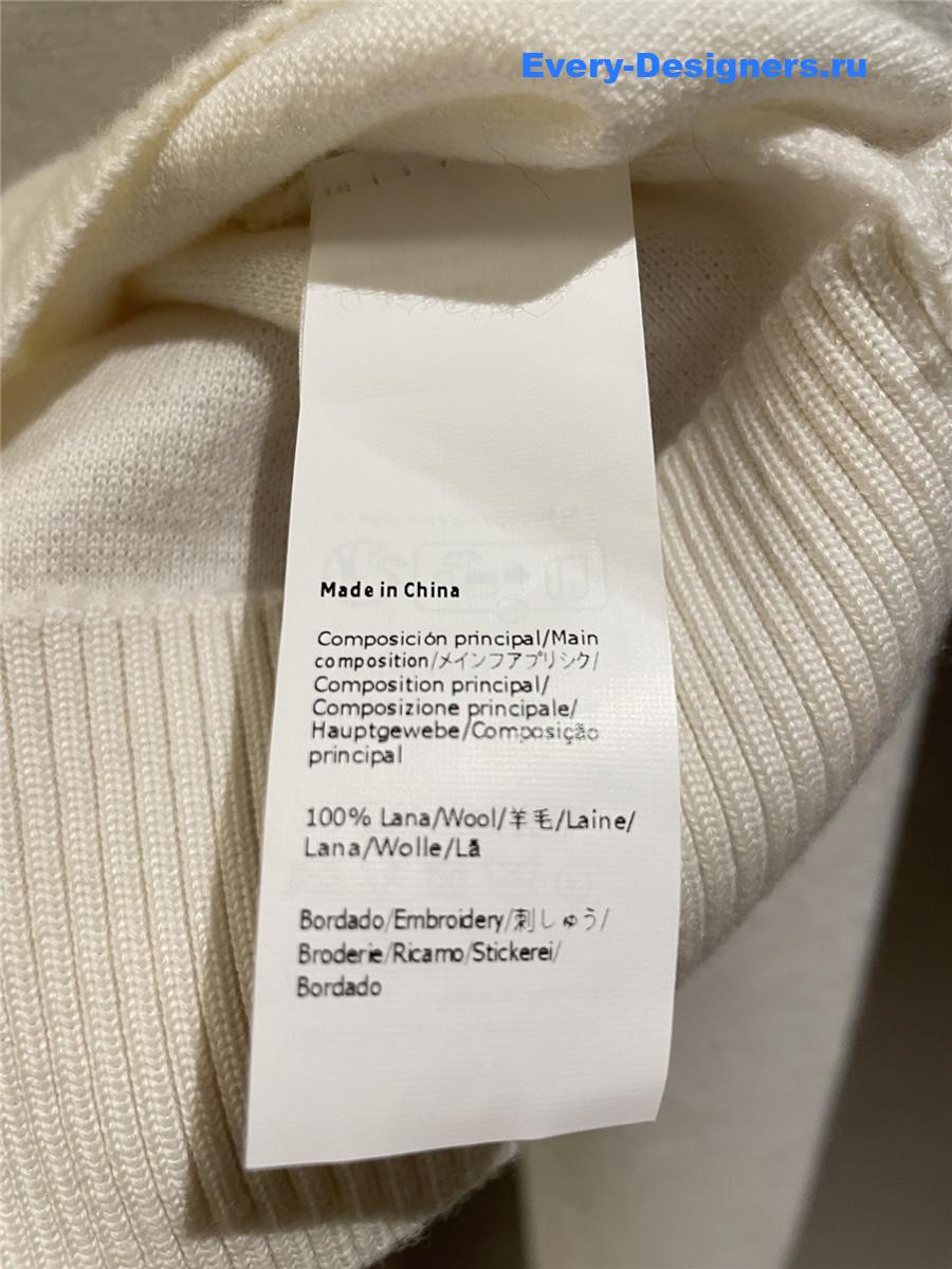 L0ew* anagram wool sweater white