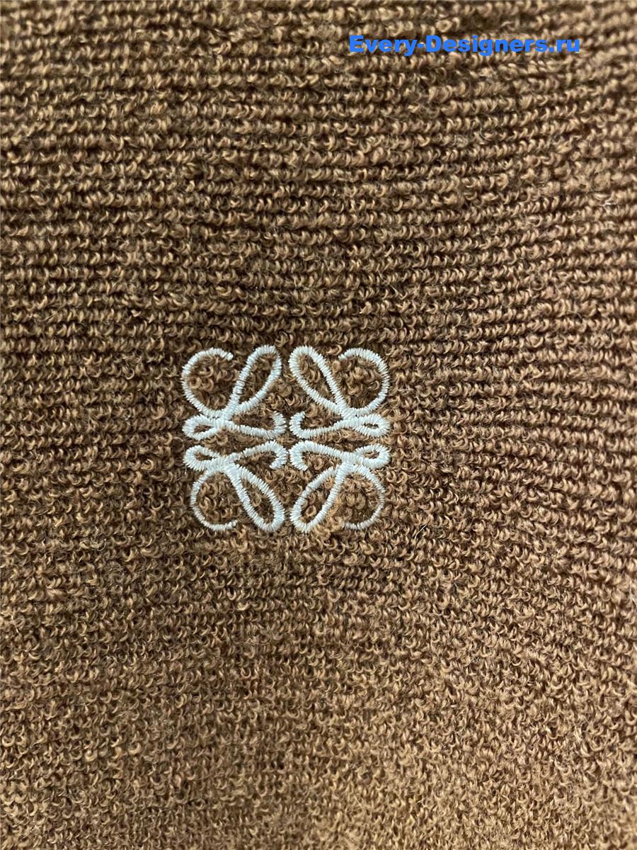 L0ew* anagram wool sweater brown