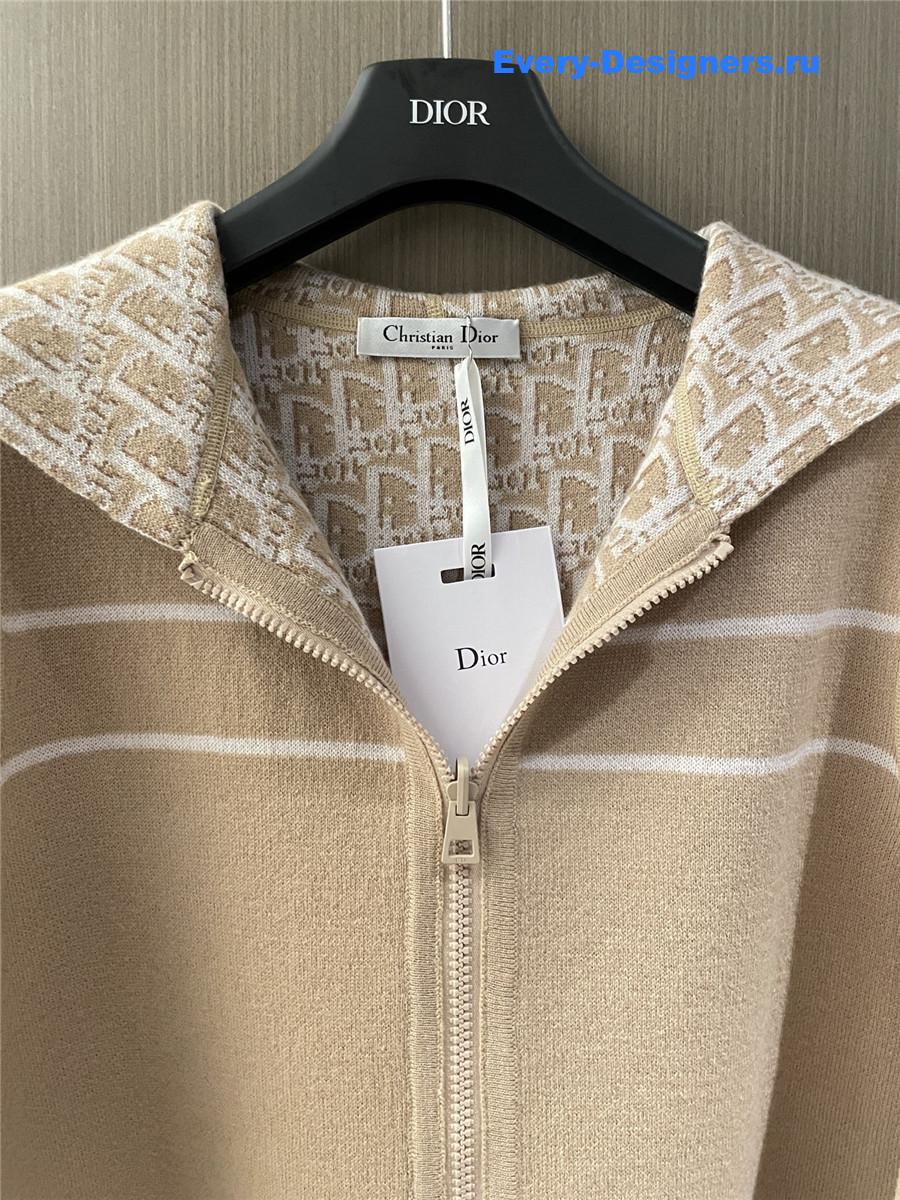 D10r reversible hooded cardigan