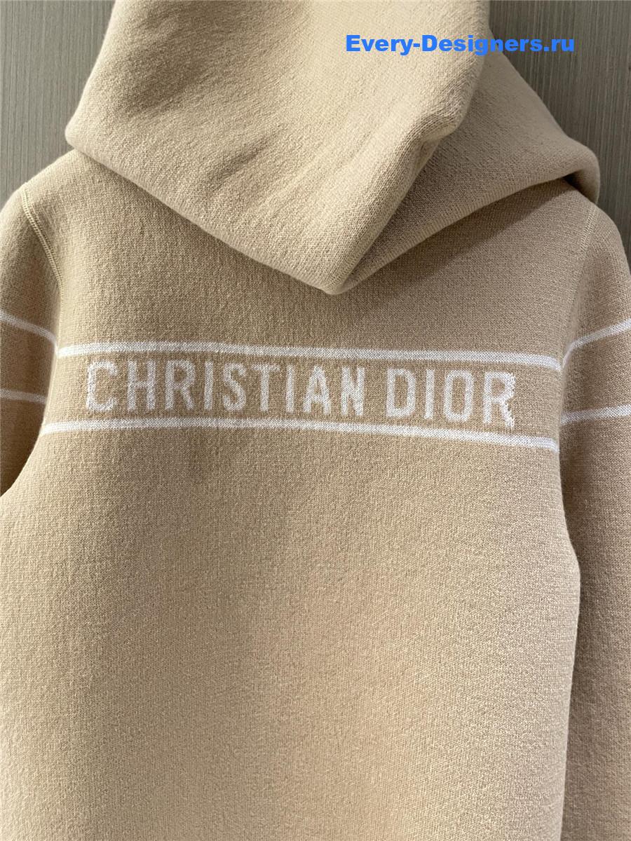 D10r reversible hooded cardigan