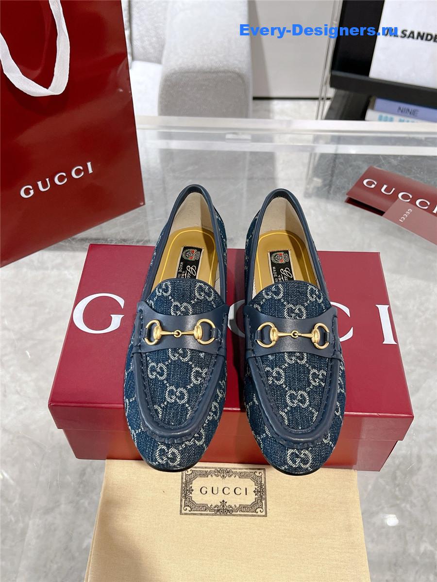 Gvc*1 denim 1953 horsebit loafers