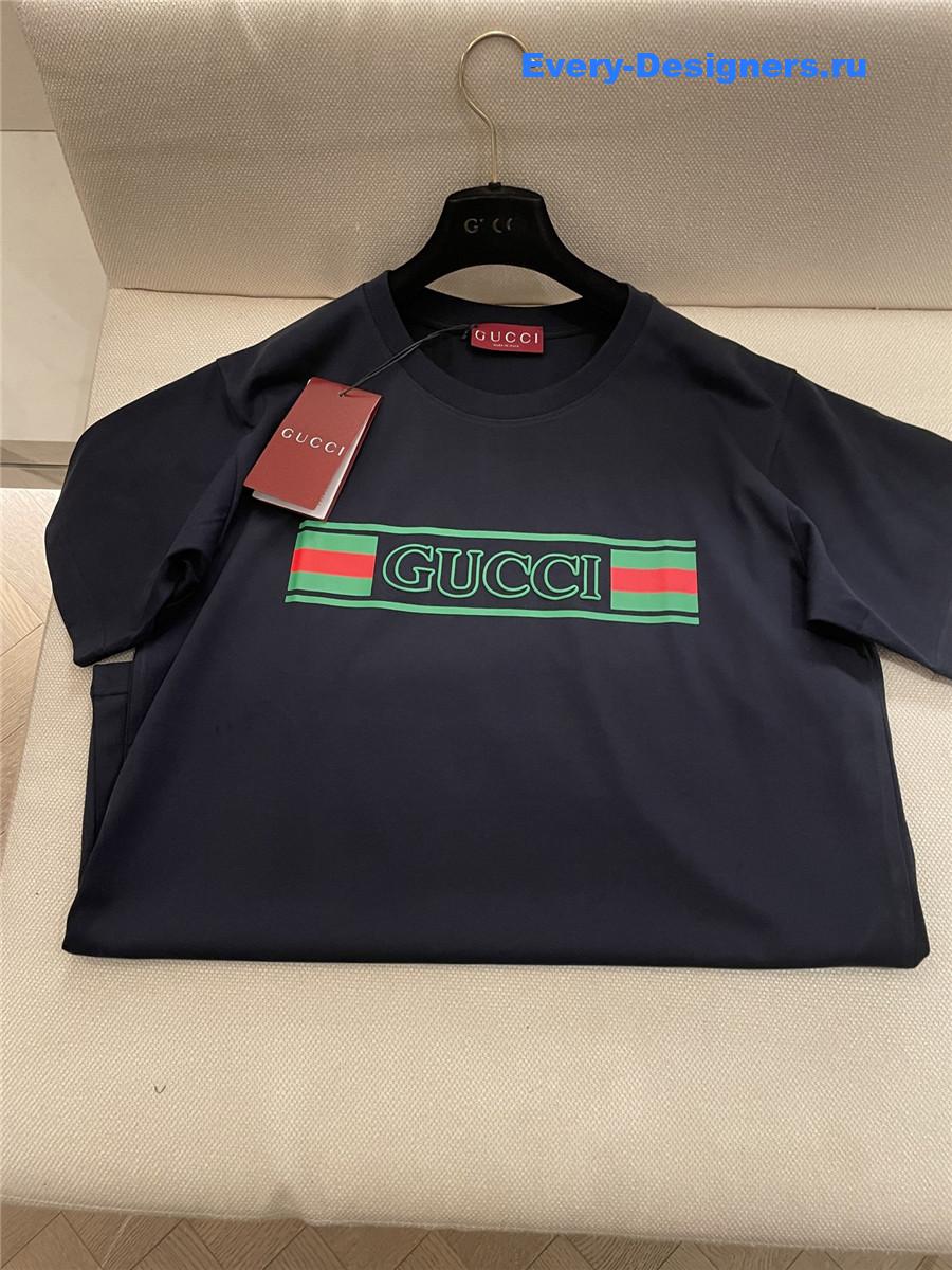 Gvc*1 black cotton t-shirt
