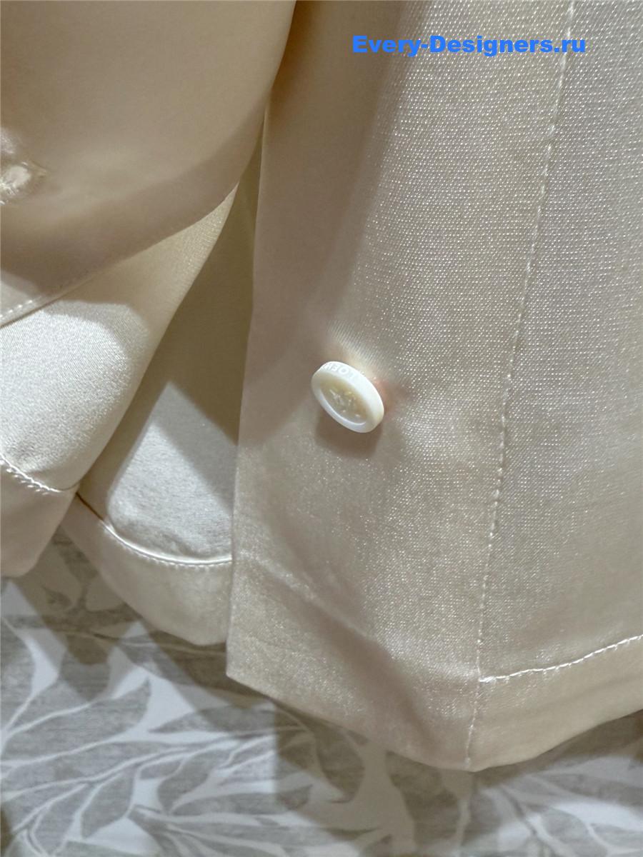 L0ew* anagram satin pyjama blouse
