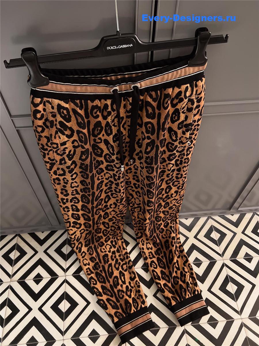 Dolce & Gabbana Leopard-Print Track Pants