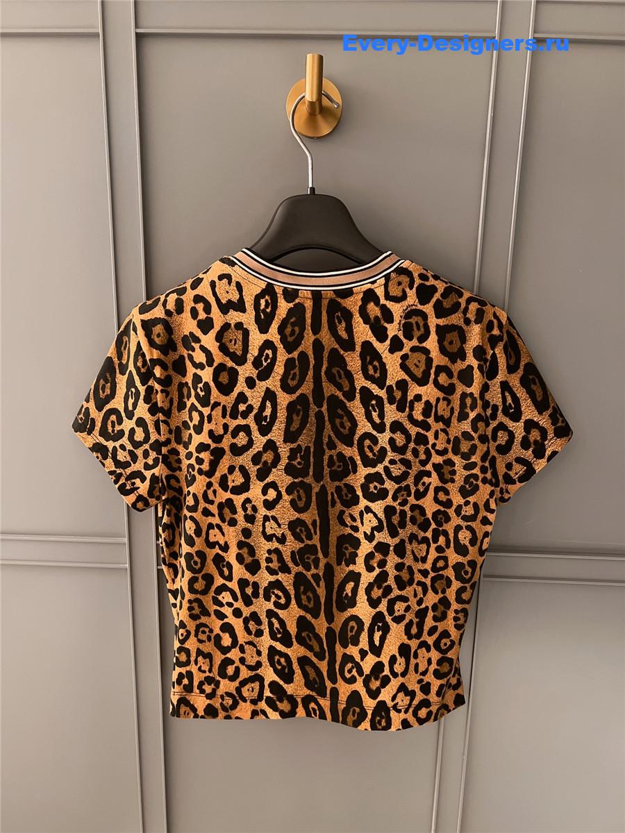 Dolce & Gabbana Leopard Print T-Shirt