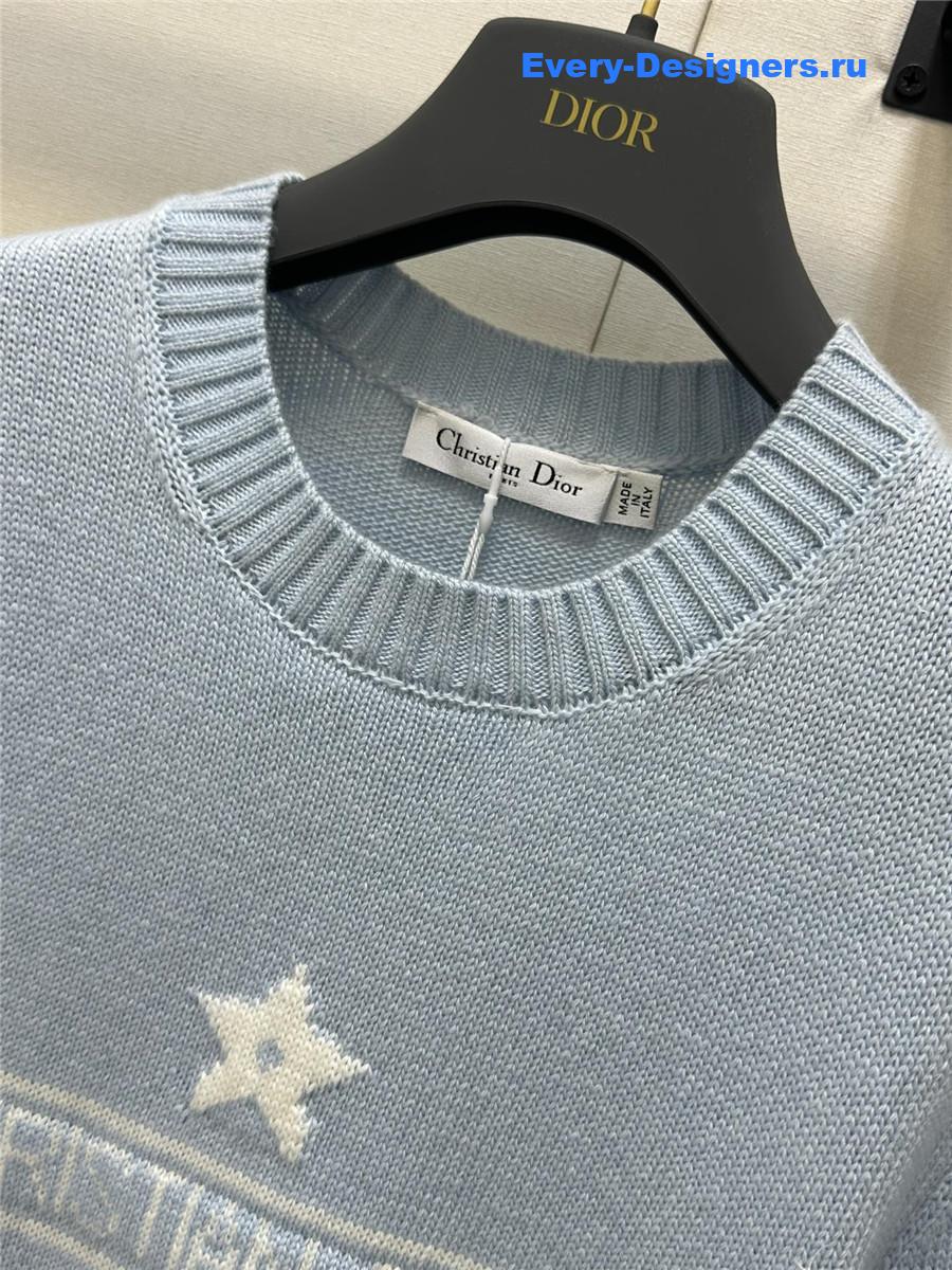 D10r jacquard knit short sleeve top
