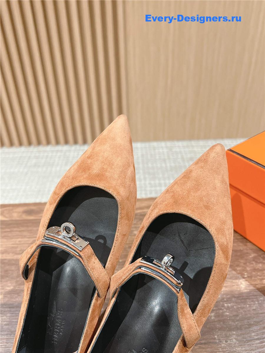 H**me5 suede ballet flats for women