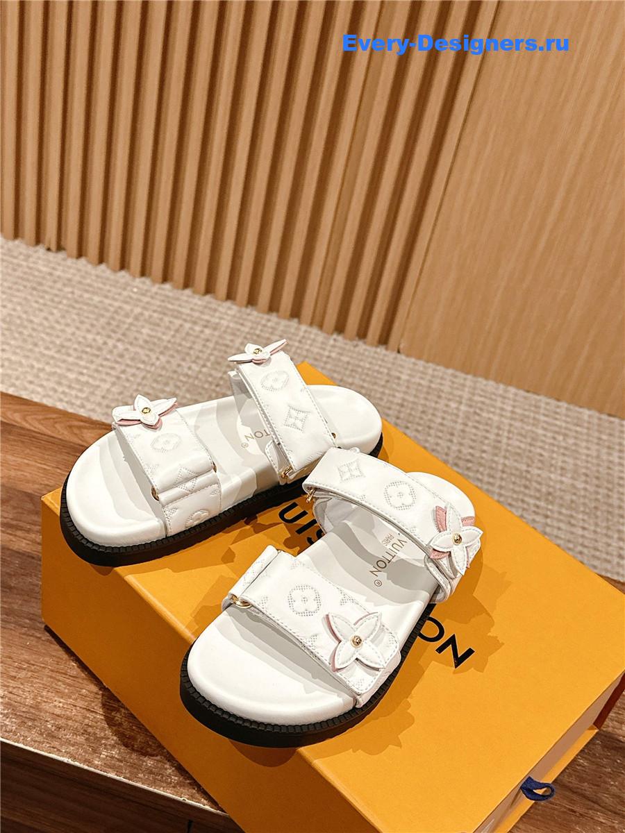 l0vis Vvtt0n lv sunset flat comfort mule