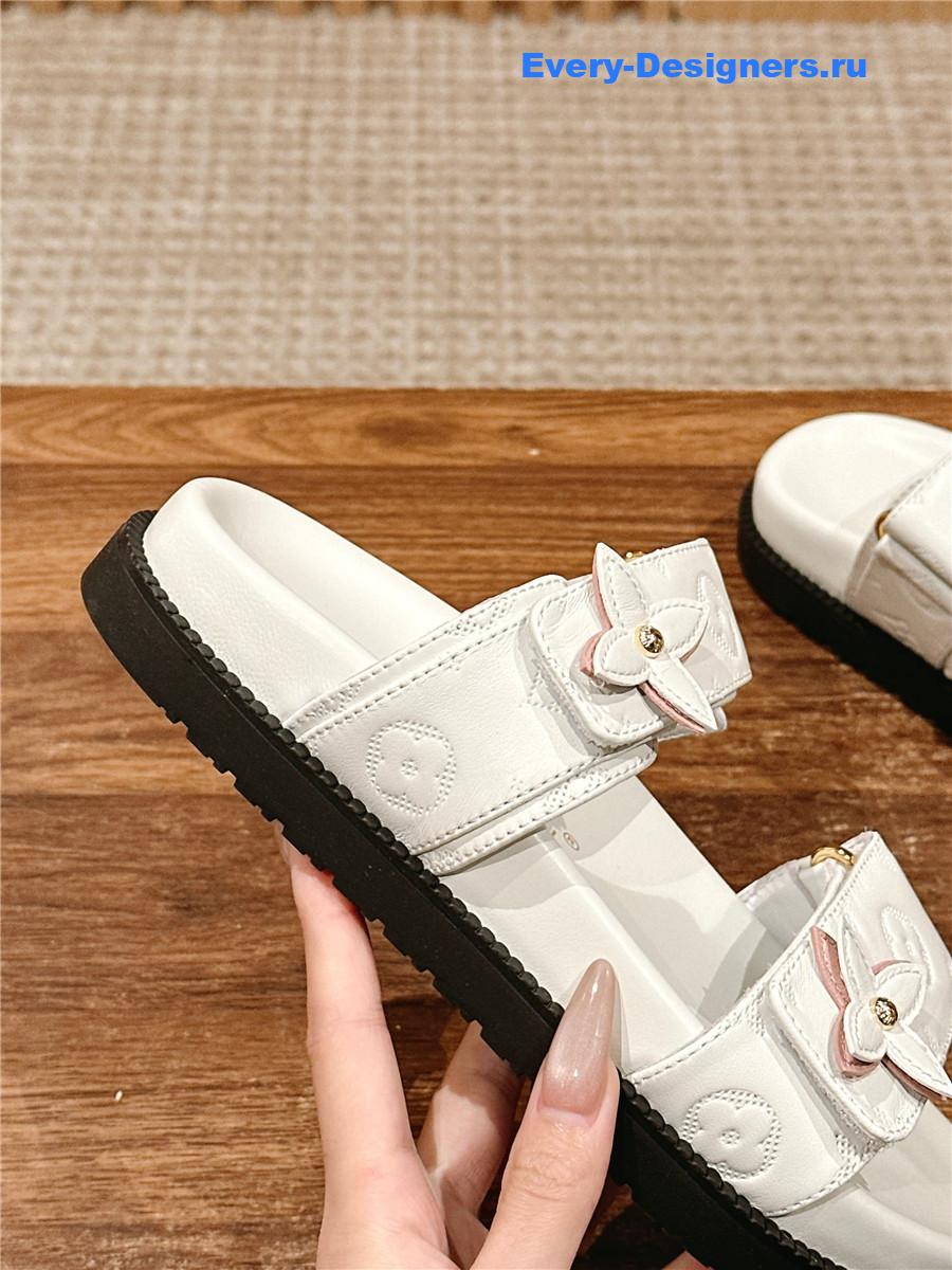 l0vis Vvtt0n lv sunset flat comfort mule