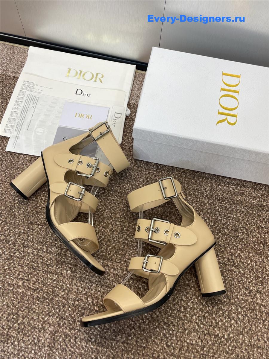 D10r punk heeled sandal beige