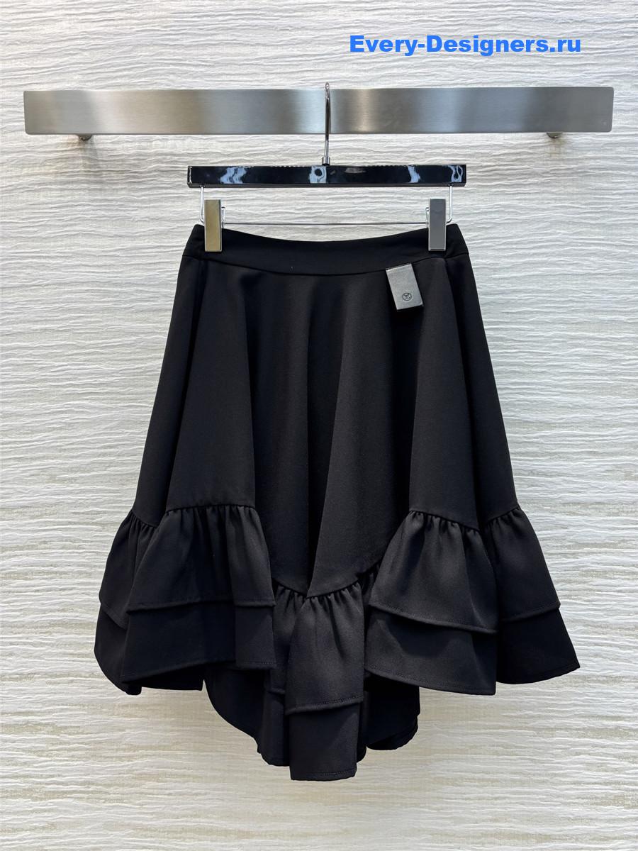l0vis Vvtt0n ruffle hem dress