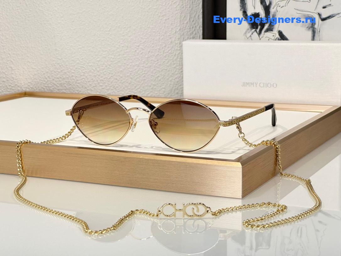J1m*y Ch00 sonny brown round sunglasses
