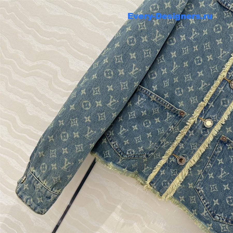 l0vis Vvtt0n embroidered denim jacket