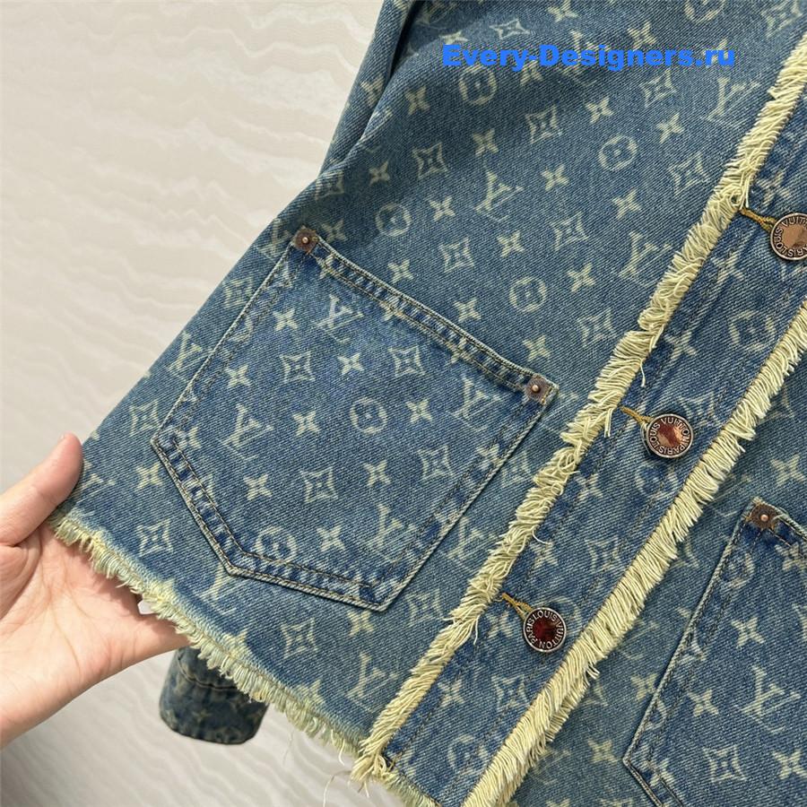 l0vis Vvtt0n embroidered denim jacket