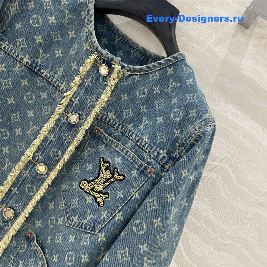 l0vis Vvtt0n embroidered denim jacket