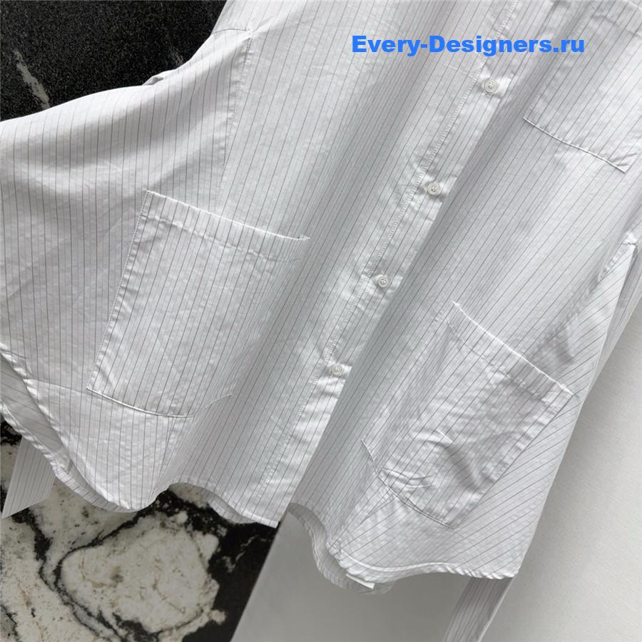 L0ew* belted cotton blouse
