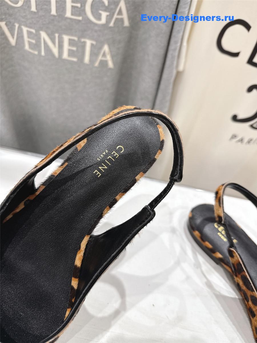 Ce1i*e triomphe brown slingback flats