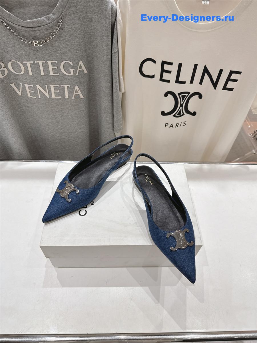 Ce1i*e denim ballet flats