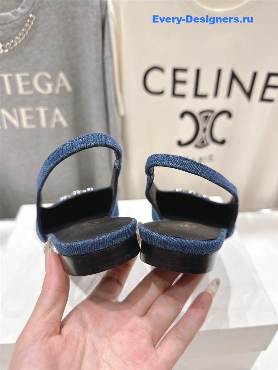 Ce1i*e denim ballet flats