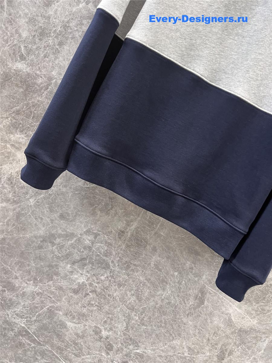 Miu Miu Oversize Dark Blue Grey Sweatshirt