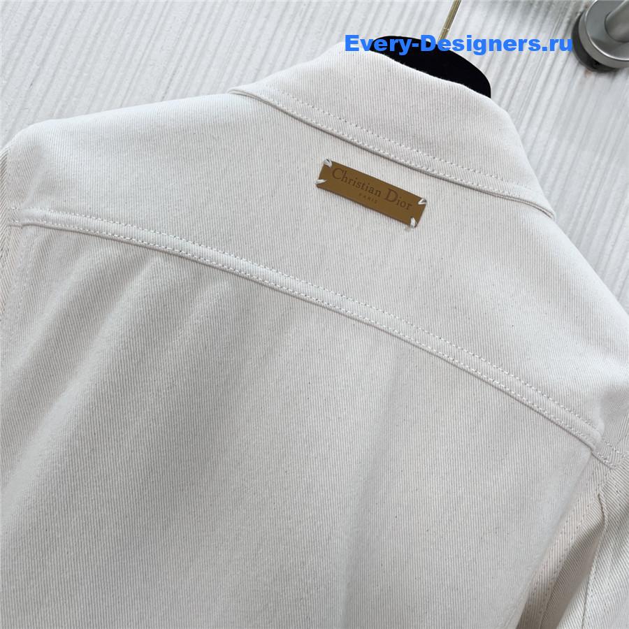 D10r off-white bee denim jacket