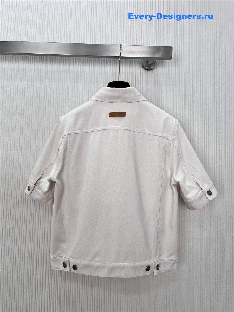 D10r off-white denim top