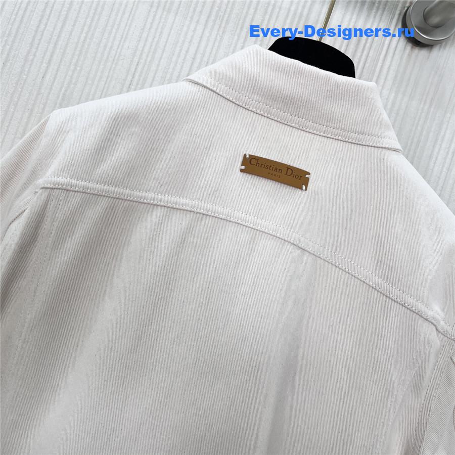 D10r off-white denim top