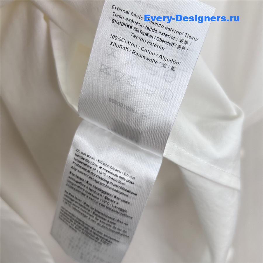 Va1e*ntin0 ruffled yoke shirt in white